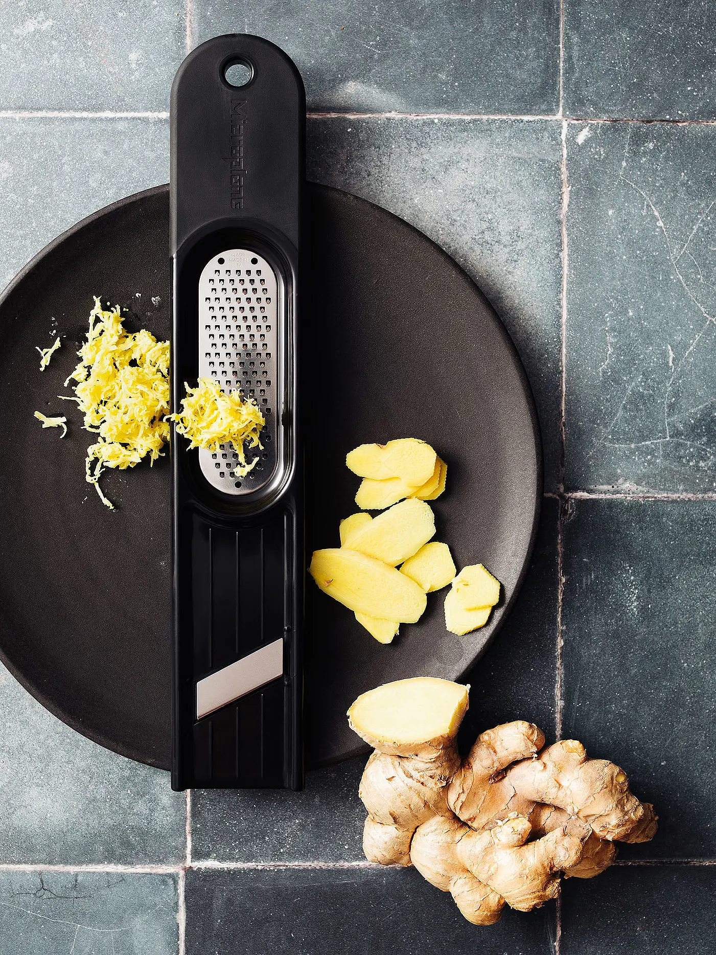MICROPLANE | Ingwer Reibe 3 in 1 Schwarz | 
